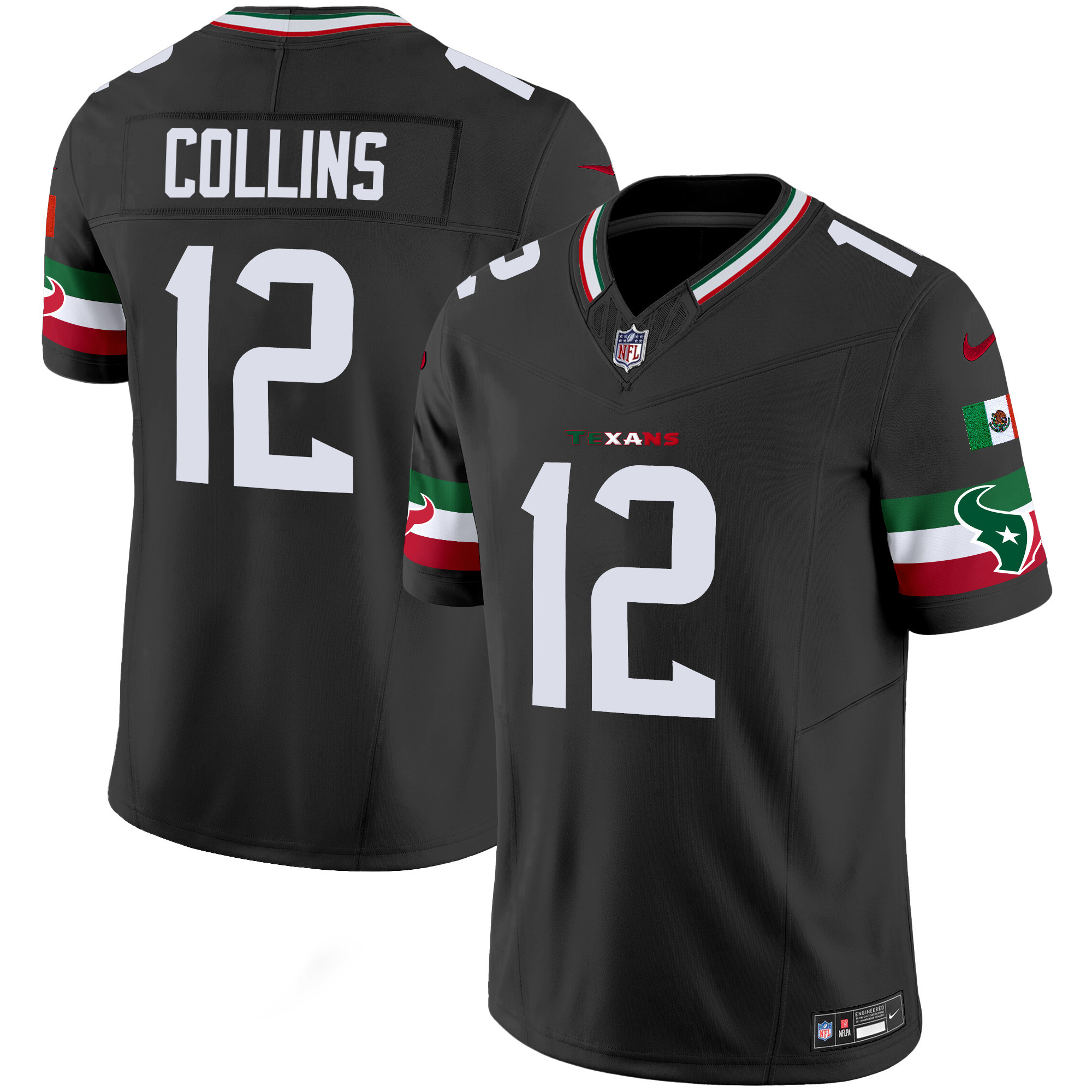 Men's Houston Texans Mexico Vapor Limited Jersey - All Stitched - Image 11