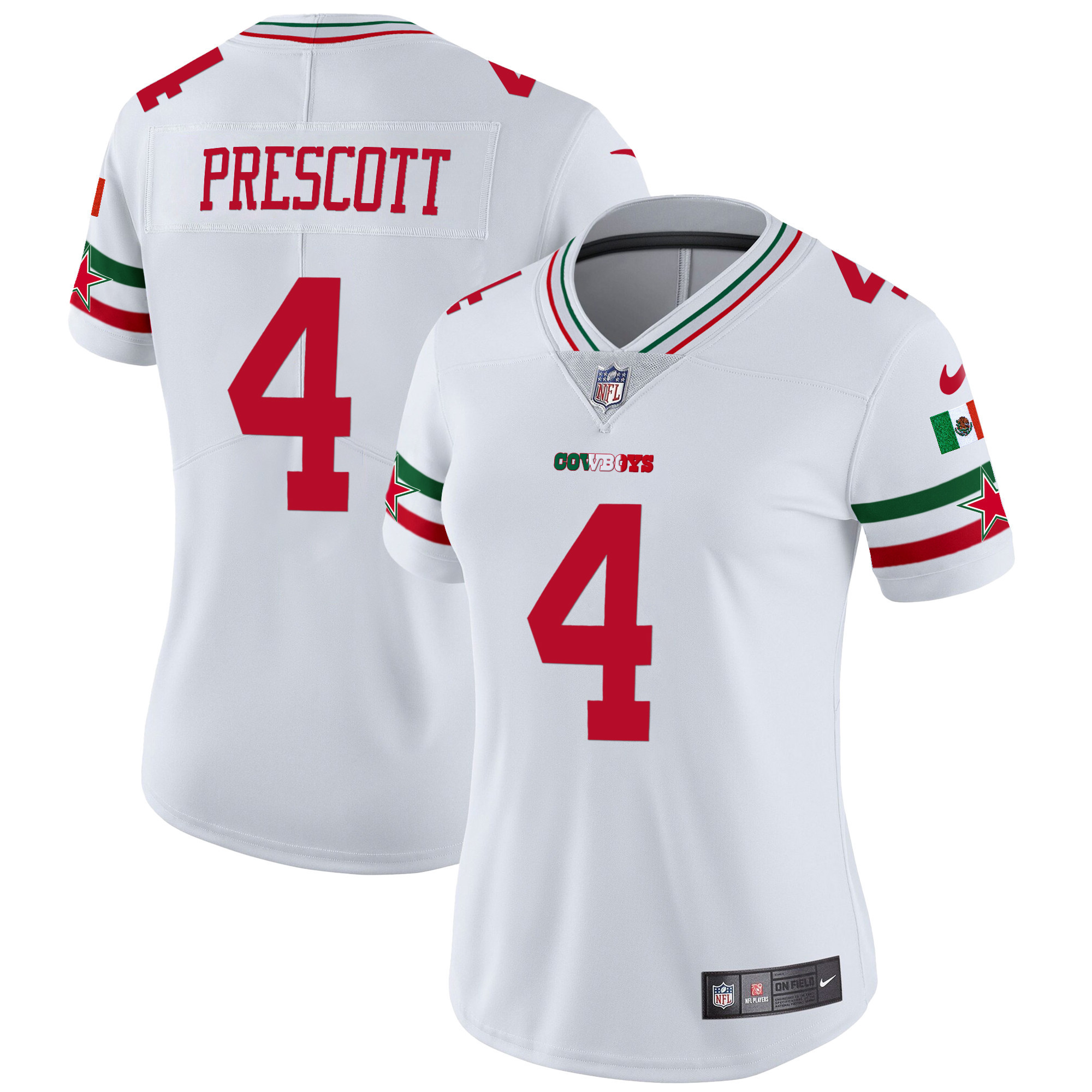 Women's Cowboys Mexico Vapor Limited Jersey - All Stitched - Image 2