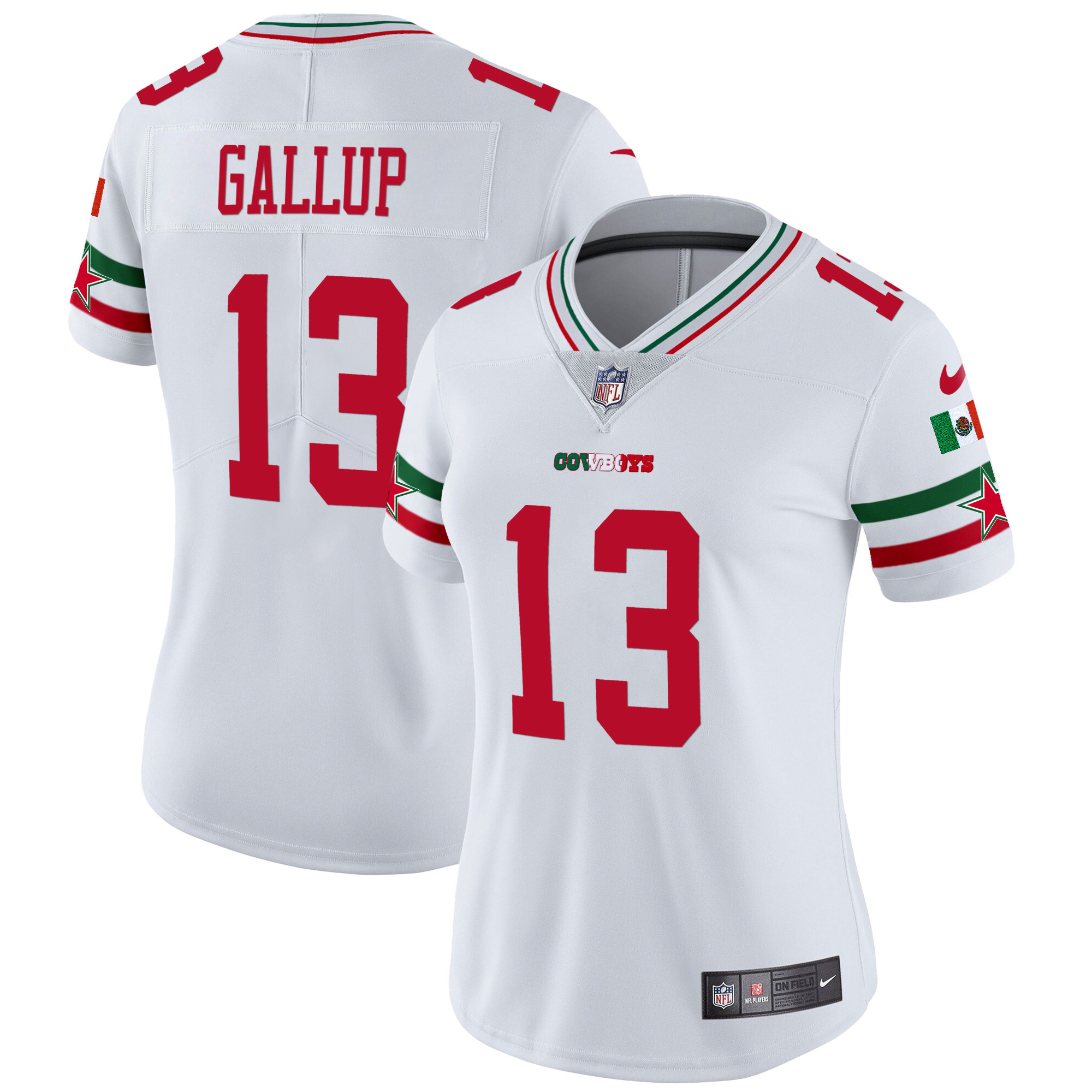 Women's Cowboys Mexico Vapor Limited Jersey - All Stitched - Image 5