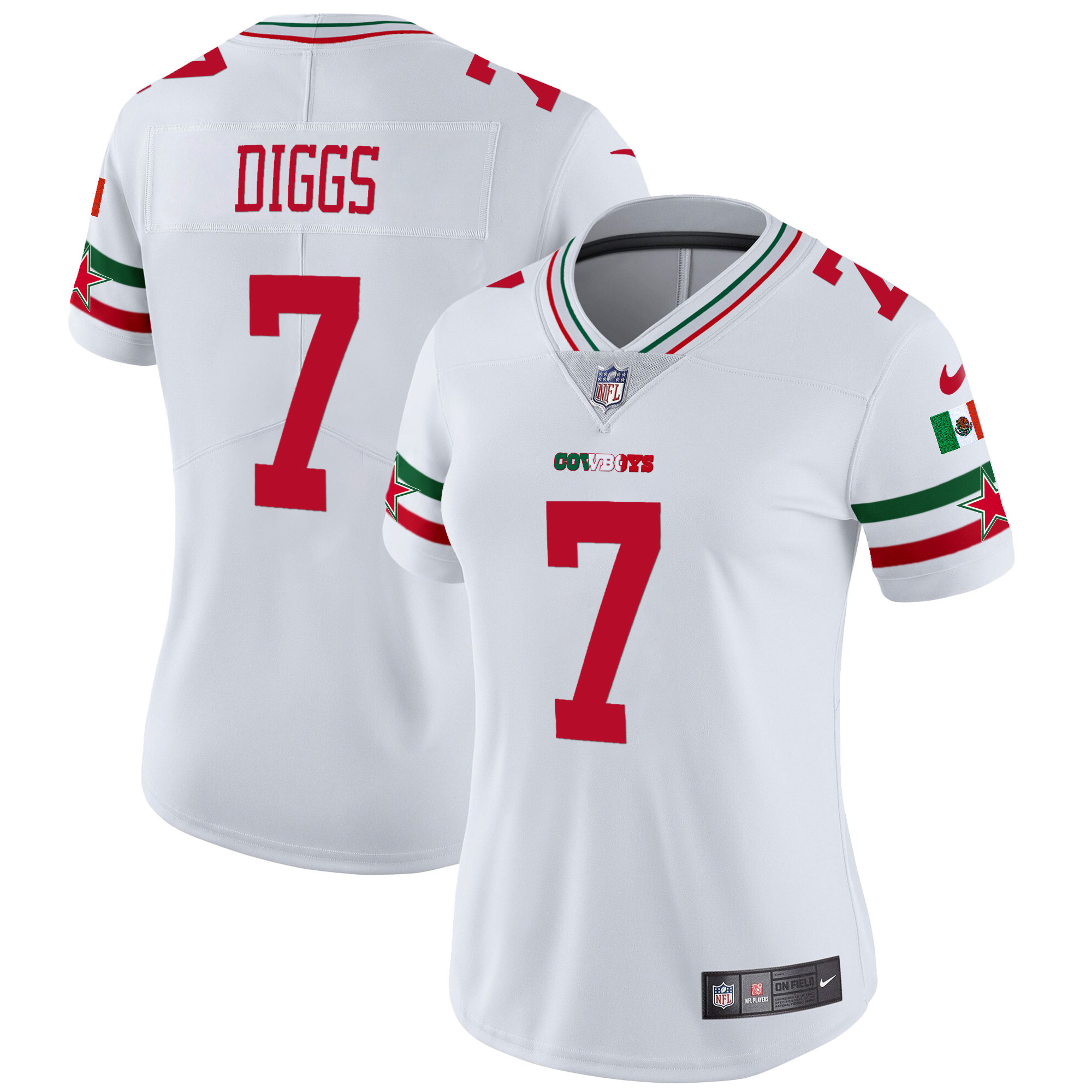 Women's Cowboys Mexico Vapor Limited Jersey - All Stitched - Image 4