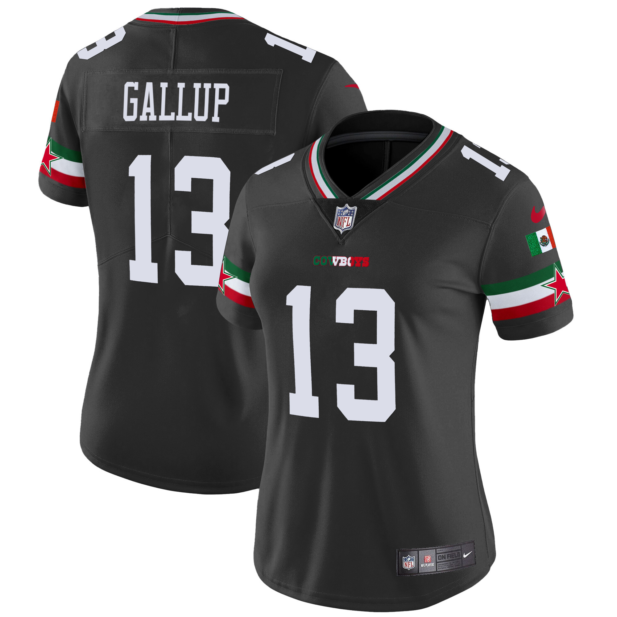 Women's Cowboys Mexico Vapor Limited Jersey - All Stitched - Image 11