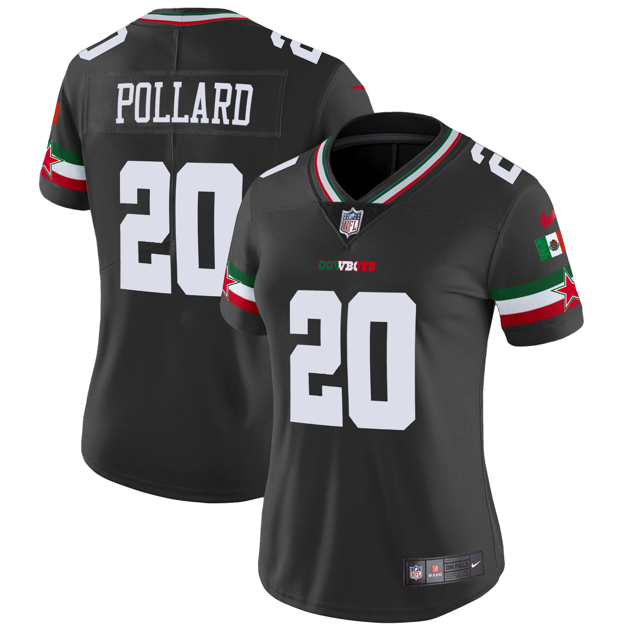 Women's Cowboys Mexico Vapor Limited Jersey - All Stitched - Image 12