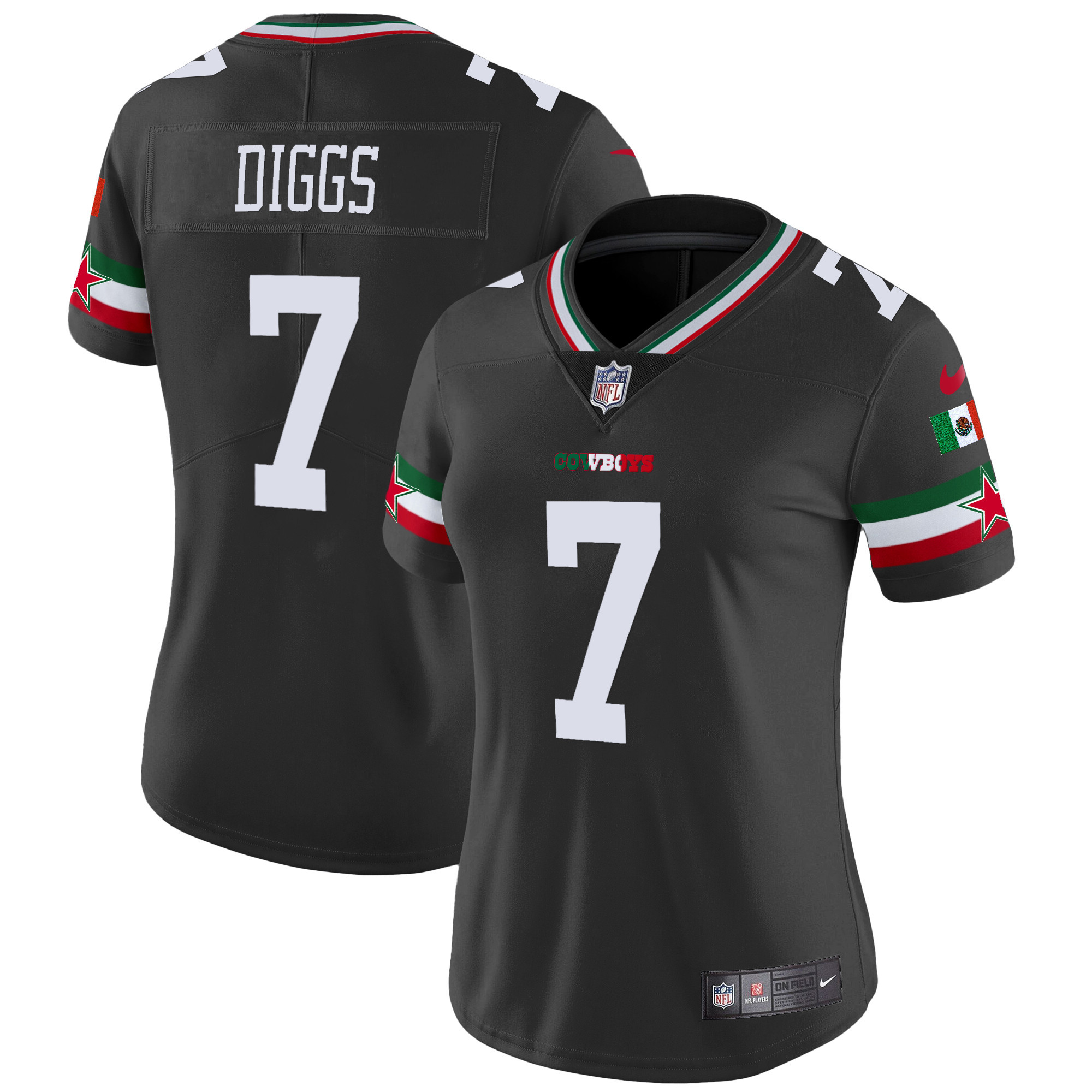 Women's Cowboys Mexico Vapor Limited Jersey - All Stitched - Image 10