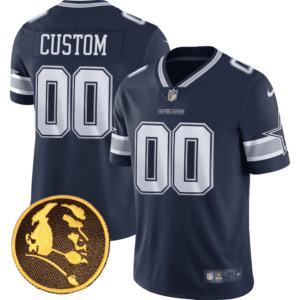 Dallas Cowboys John Madden Honoring Patch Custom Jersey - All Stitched