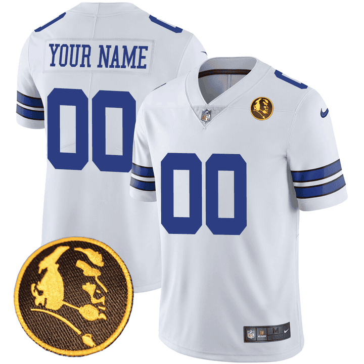 Dallas Cowboys John Madden Honoring Patch Custom Jersey - All Stitched - Image 2