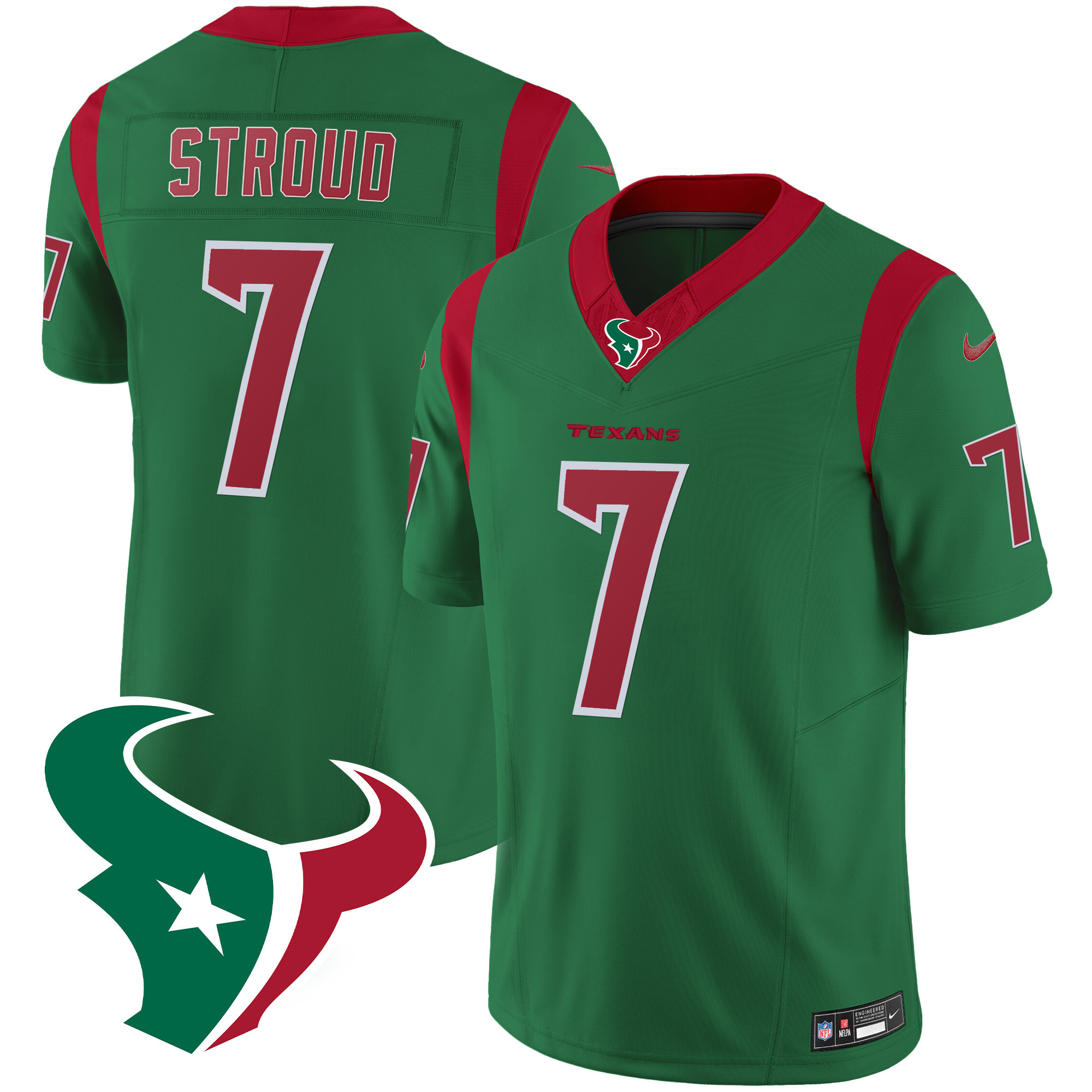 Men's Houston Texans Mexico Vapor Limited Jersey - All Stitched - Image 22