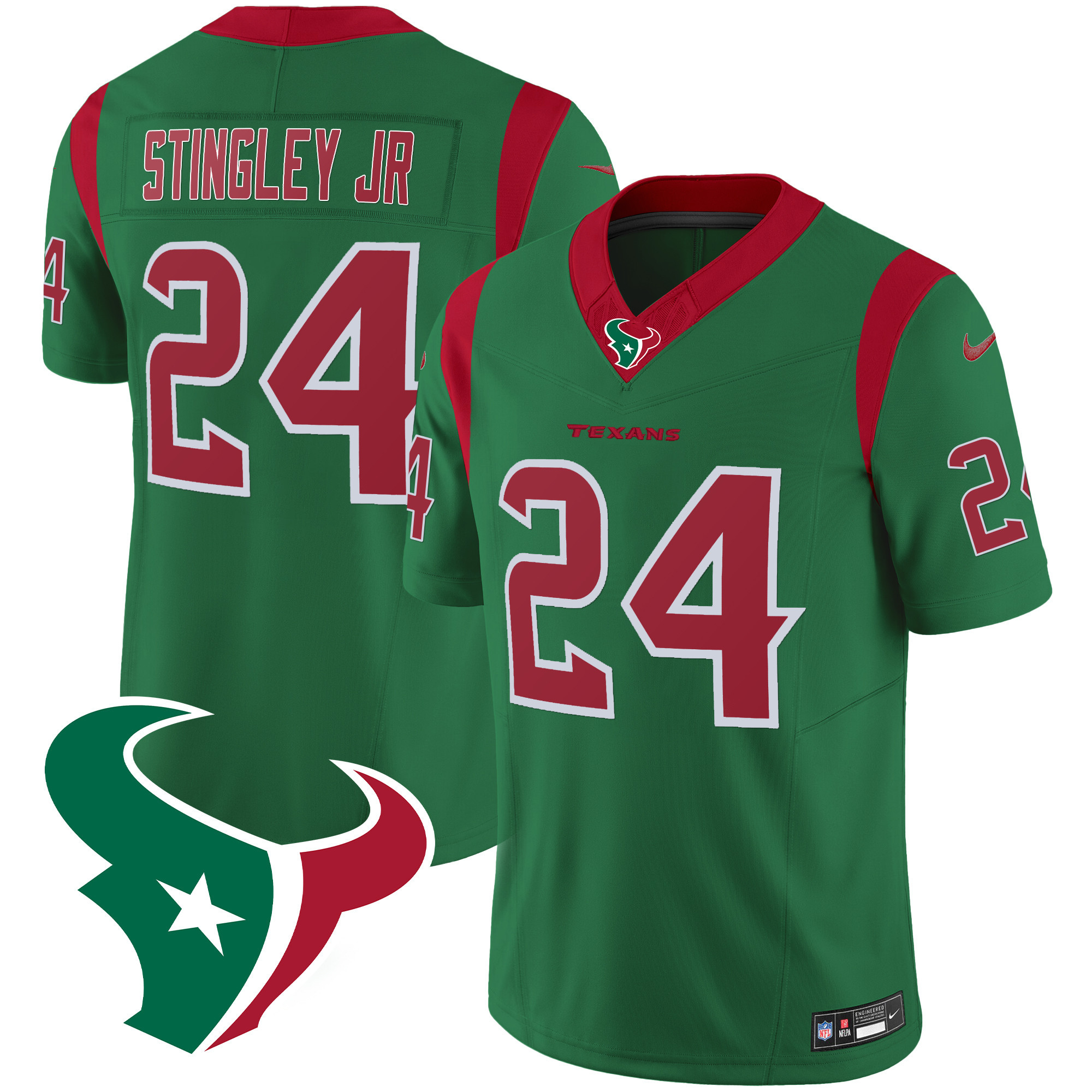 Men's Houston Texans Mexico Vapor Limited Jersey - All Stitched - Image 23