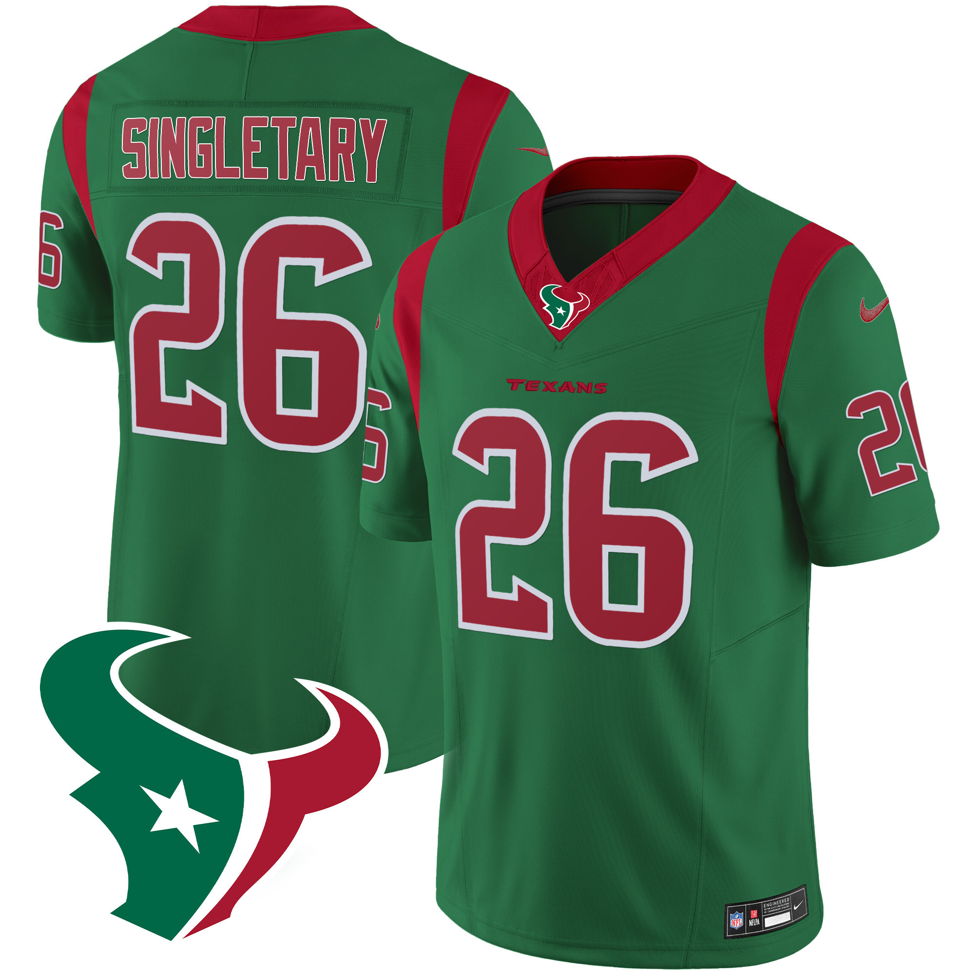 Men's Houston Texans Mexico Vapor Limited Jersey - All Stitched - Image 27
