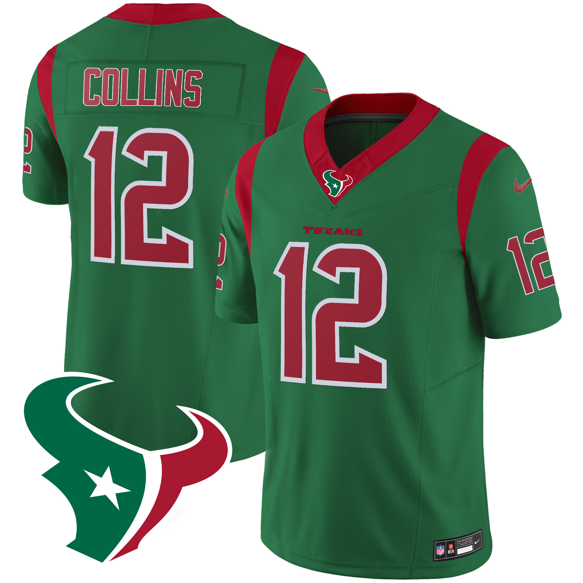 Men's Houston Texans Mexico Vapor Limited Jersey - All Stitched - Image 25