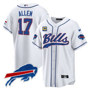 Men's Buffalo Bills Baseball Jersey - All Stitched