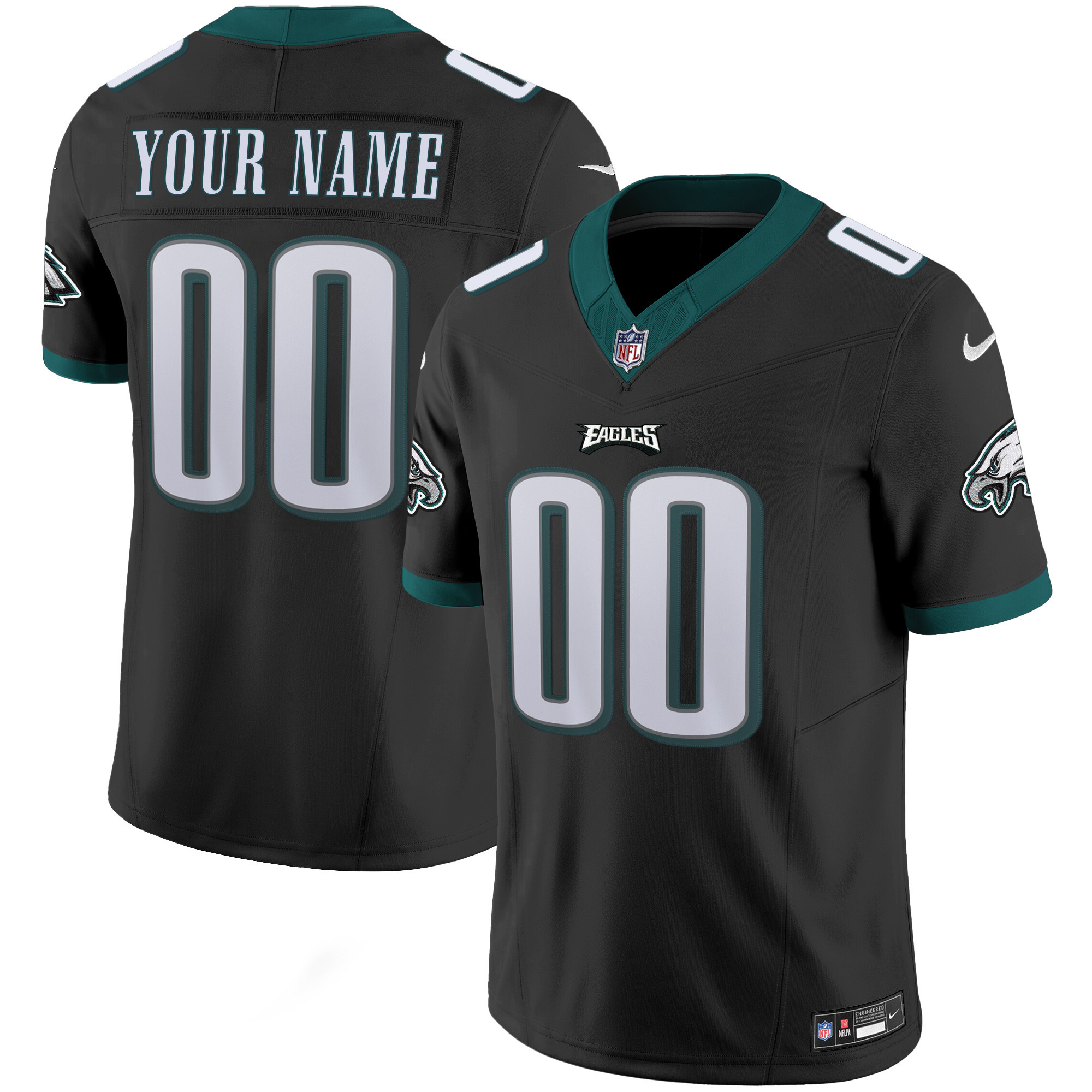 Philadelphia Eagles Vapor Limited Custom Jersey - All Stitched - Image 5