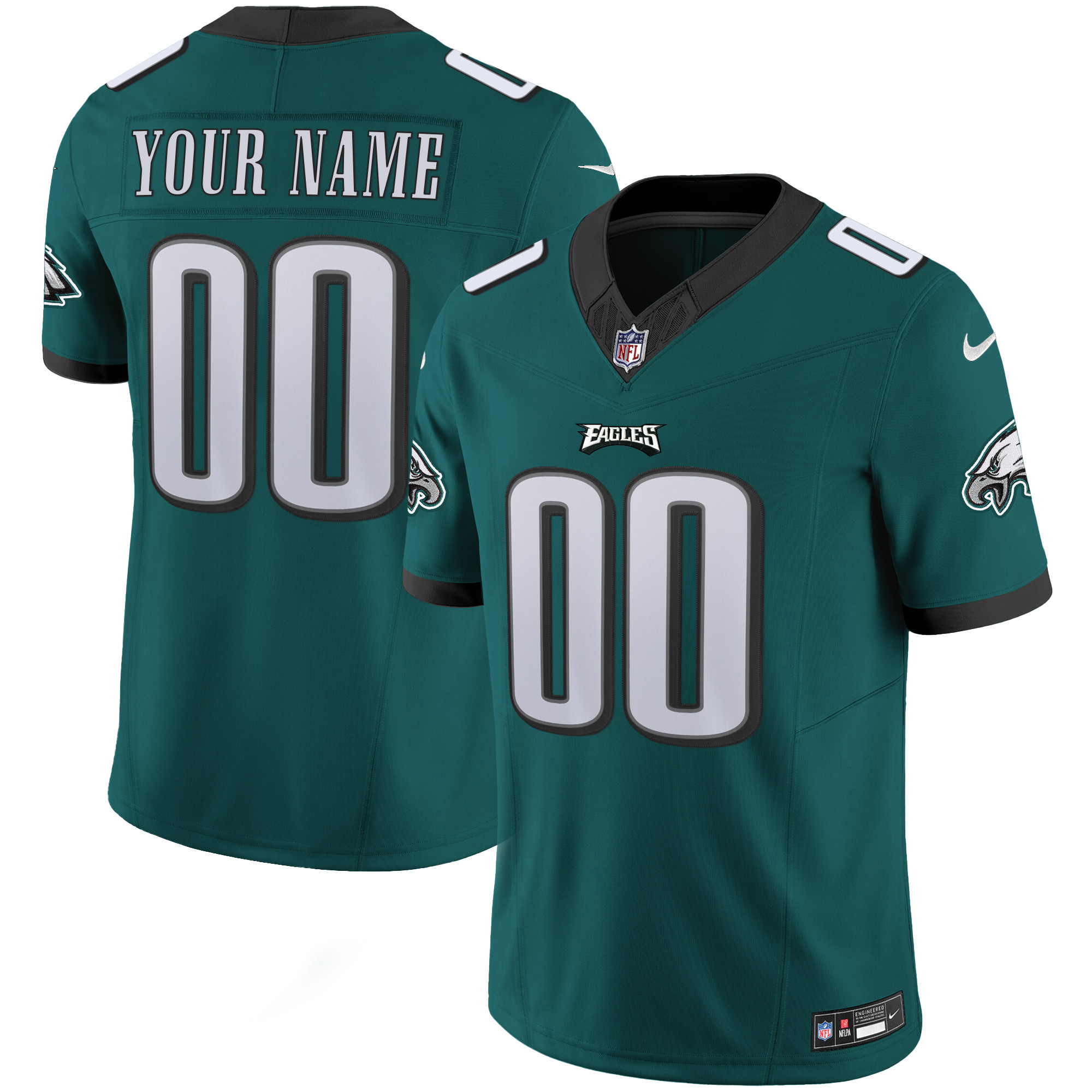 Philadelphia Eagles Vapor Limited Custom Jersey - All Stitched - Image 3