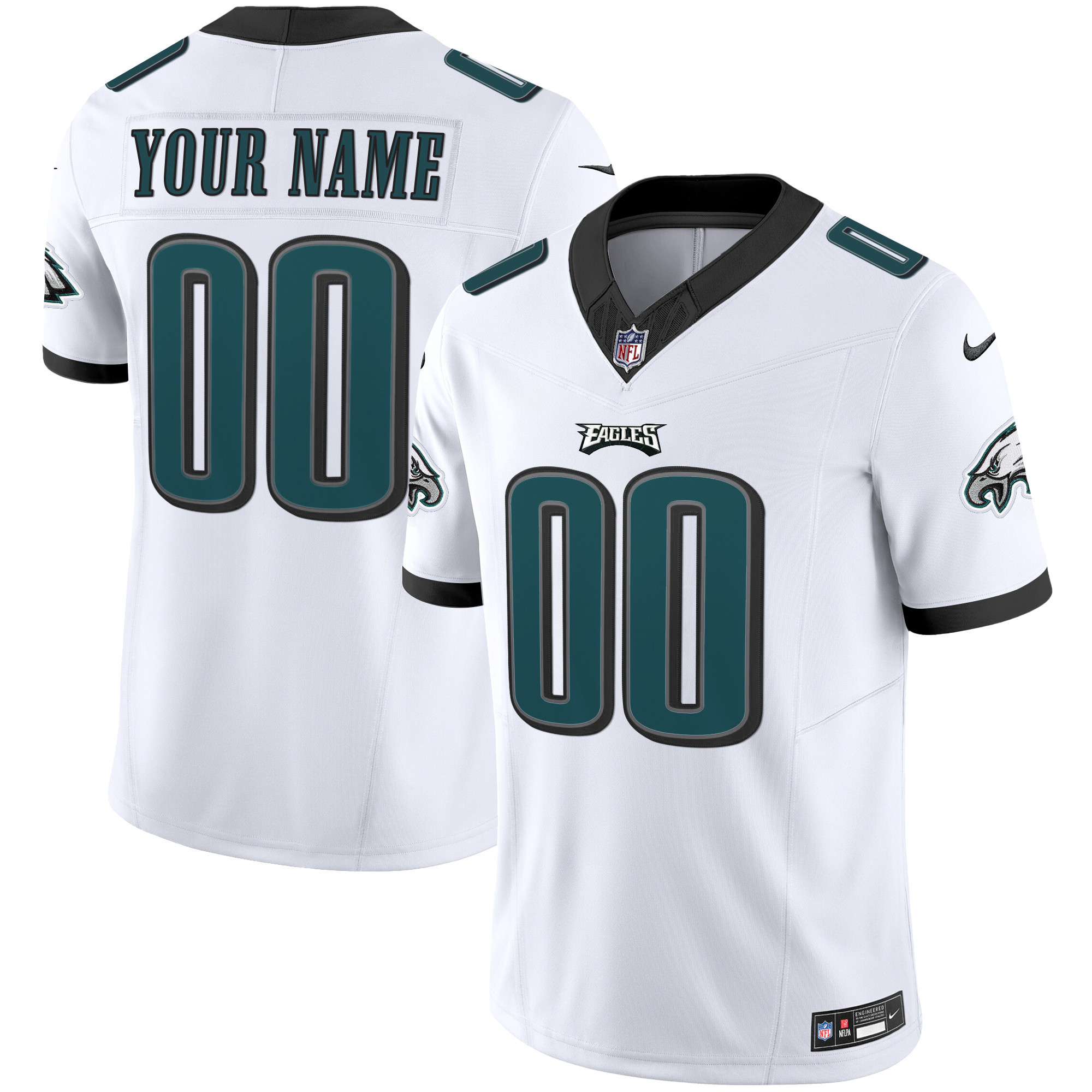 Philadelphia Eagles Vapor Limited Custom Jersey - All Stitched - Image 4