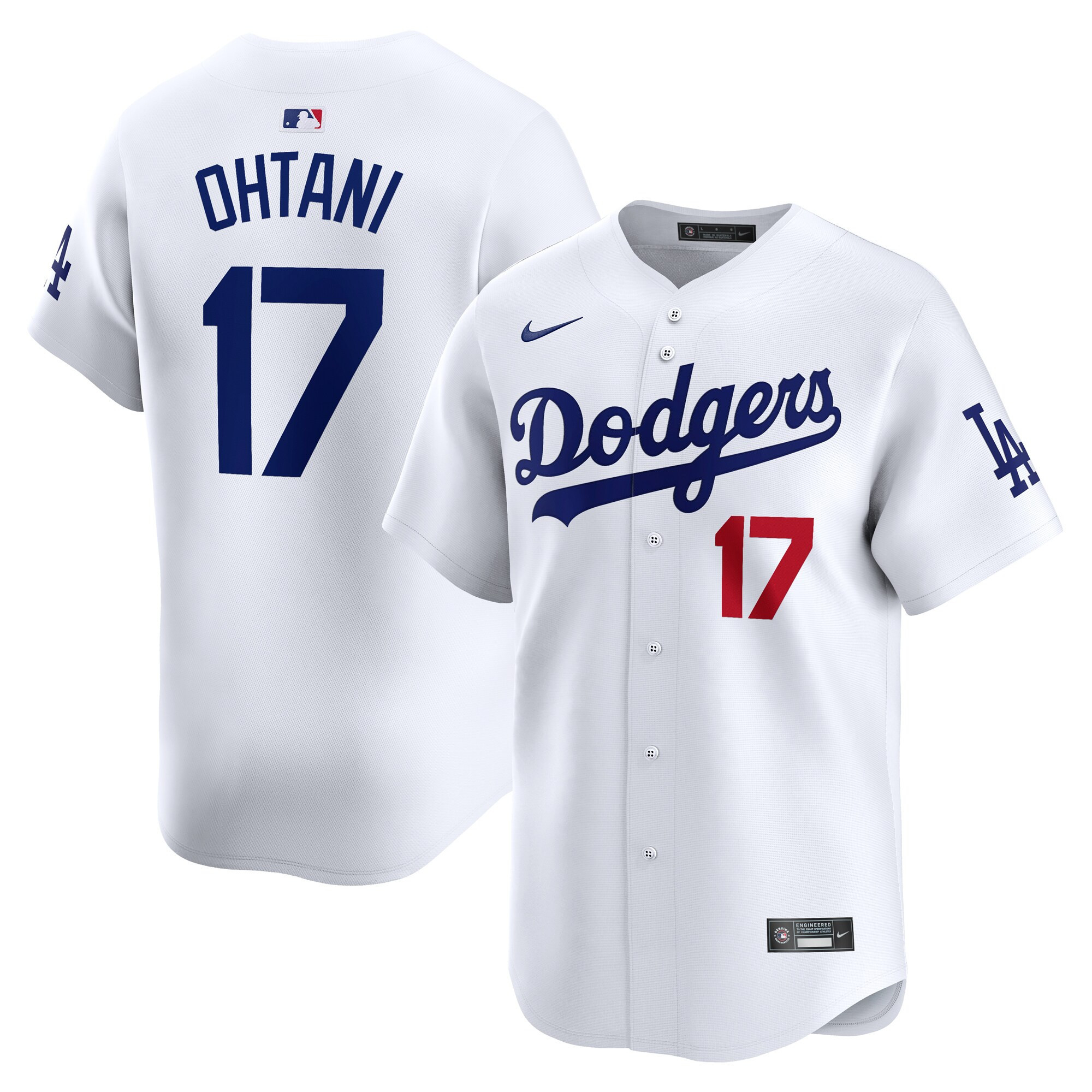 Shohei Ohtani Los Angeles Dodgers Home Limited Player Jersey - White - All Stitched