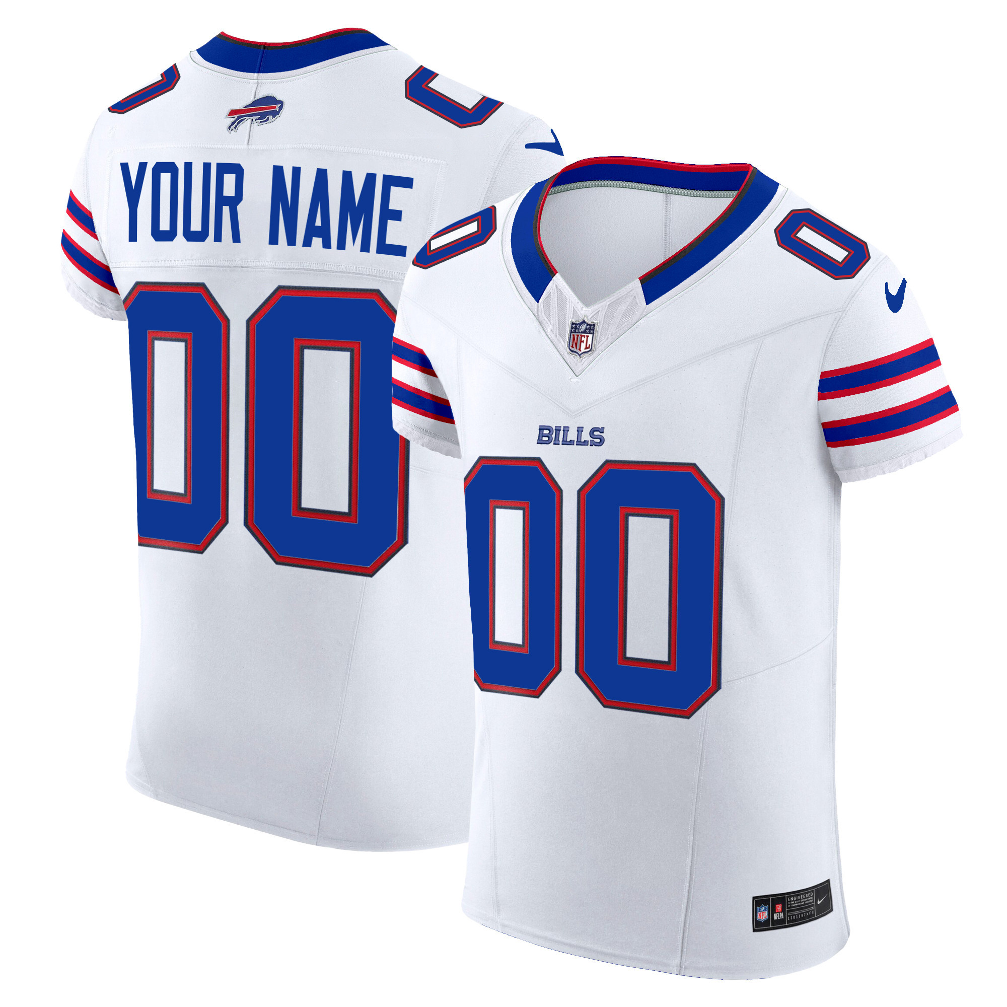 Bills Vapor Elite Custom Jersey - All Stitched - Image 4