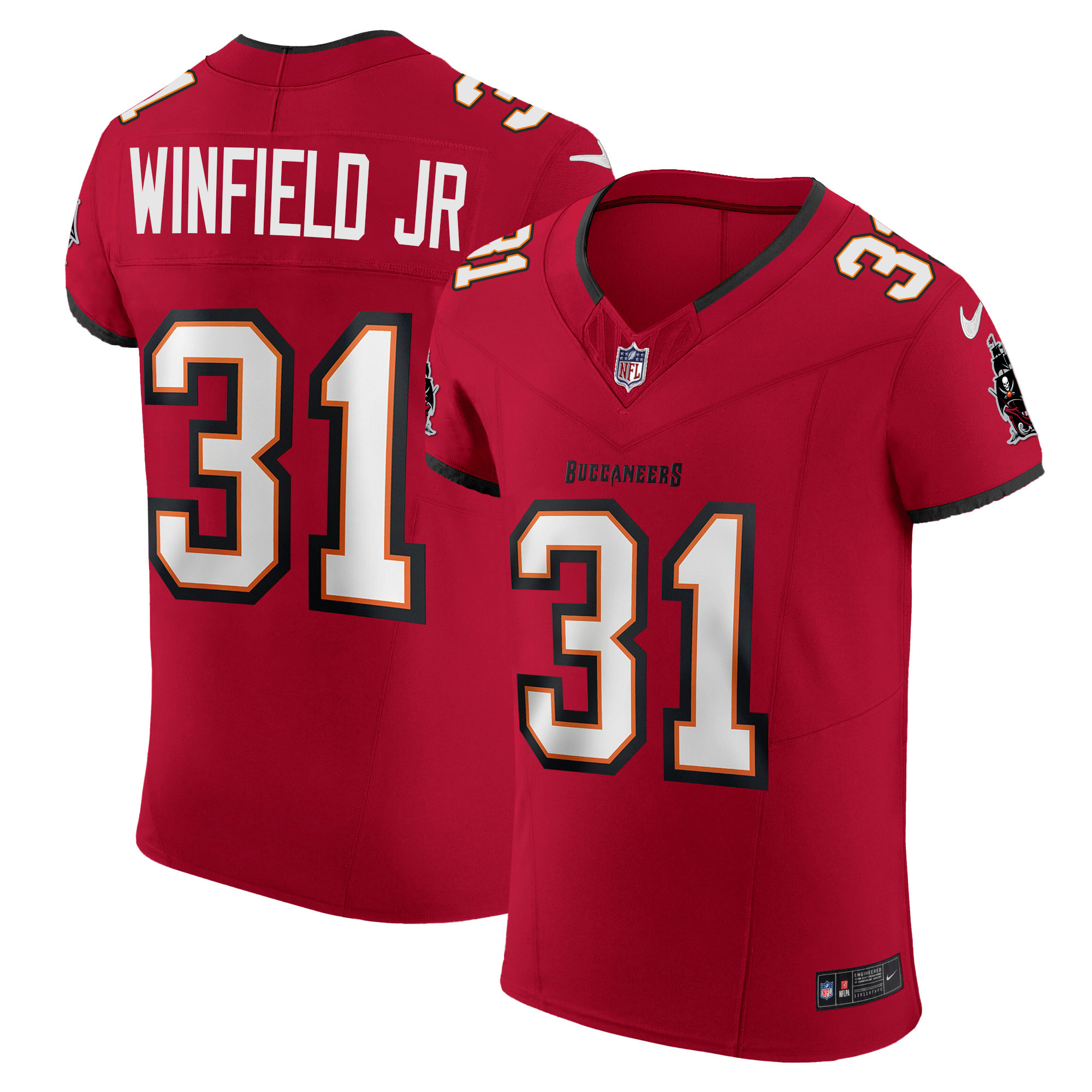 Men's Buccaneers Vapor Elite Jersey - All Stitched - Image 6