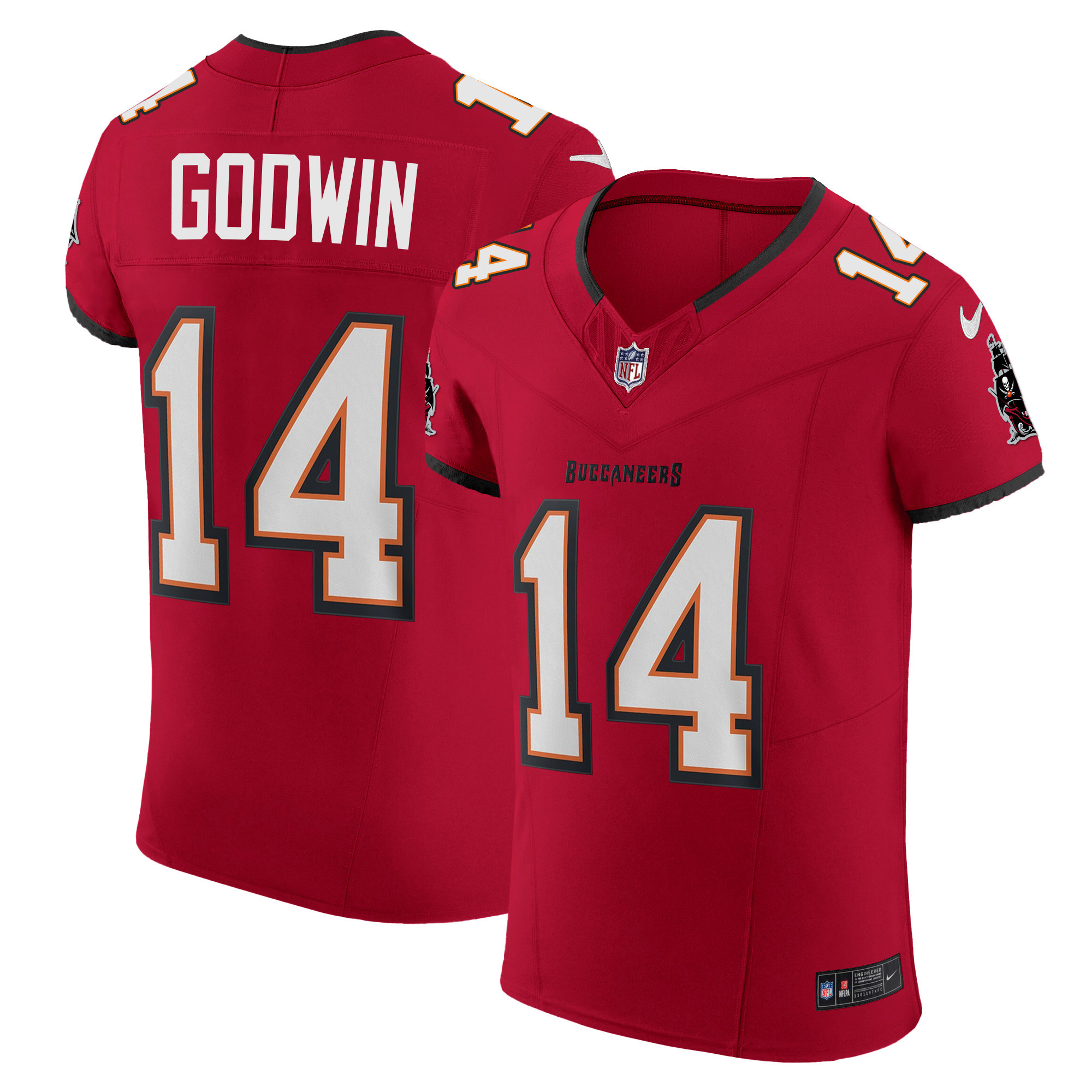 Men's Buccaneers Vapor Elite Jersey - All Stitched - Image 3