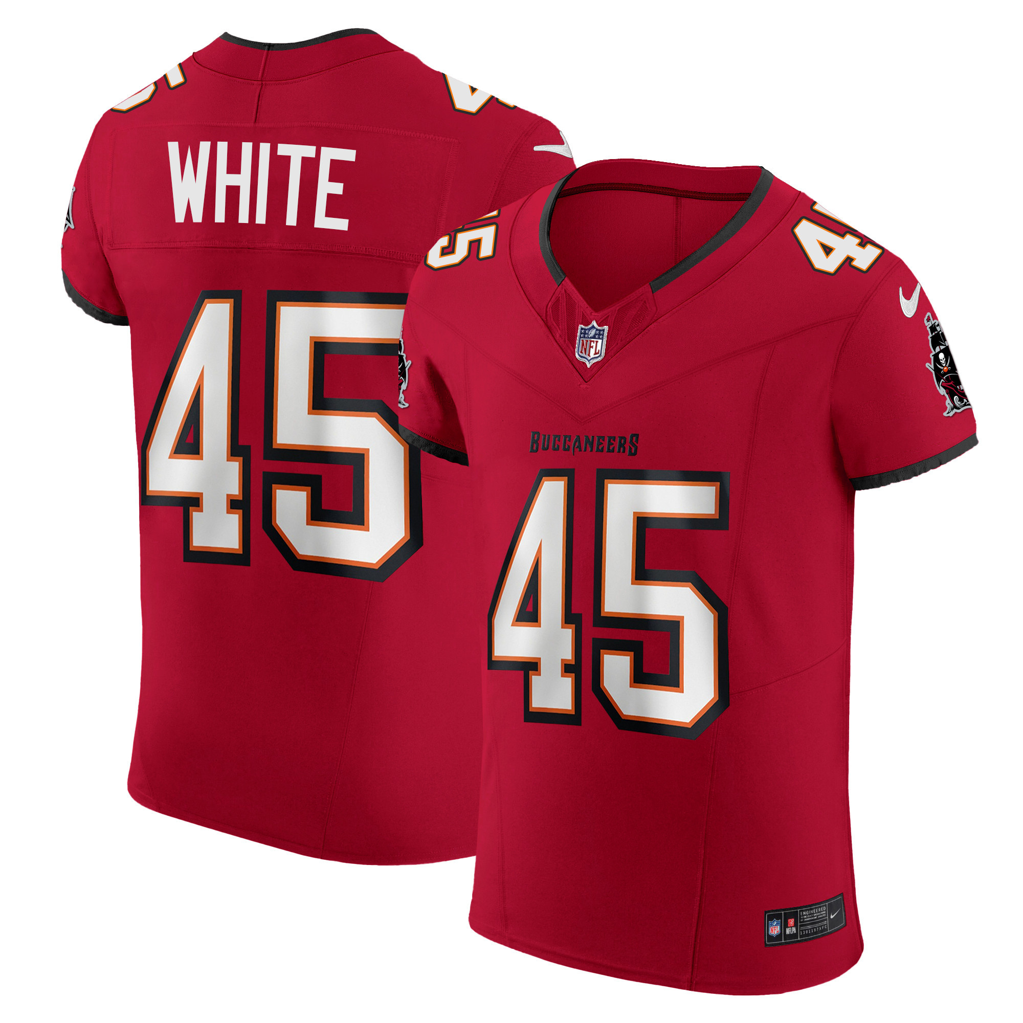Men's Buccaneers Vapor Elite Jersey - All Stitched - Image 7