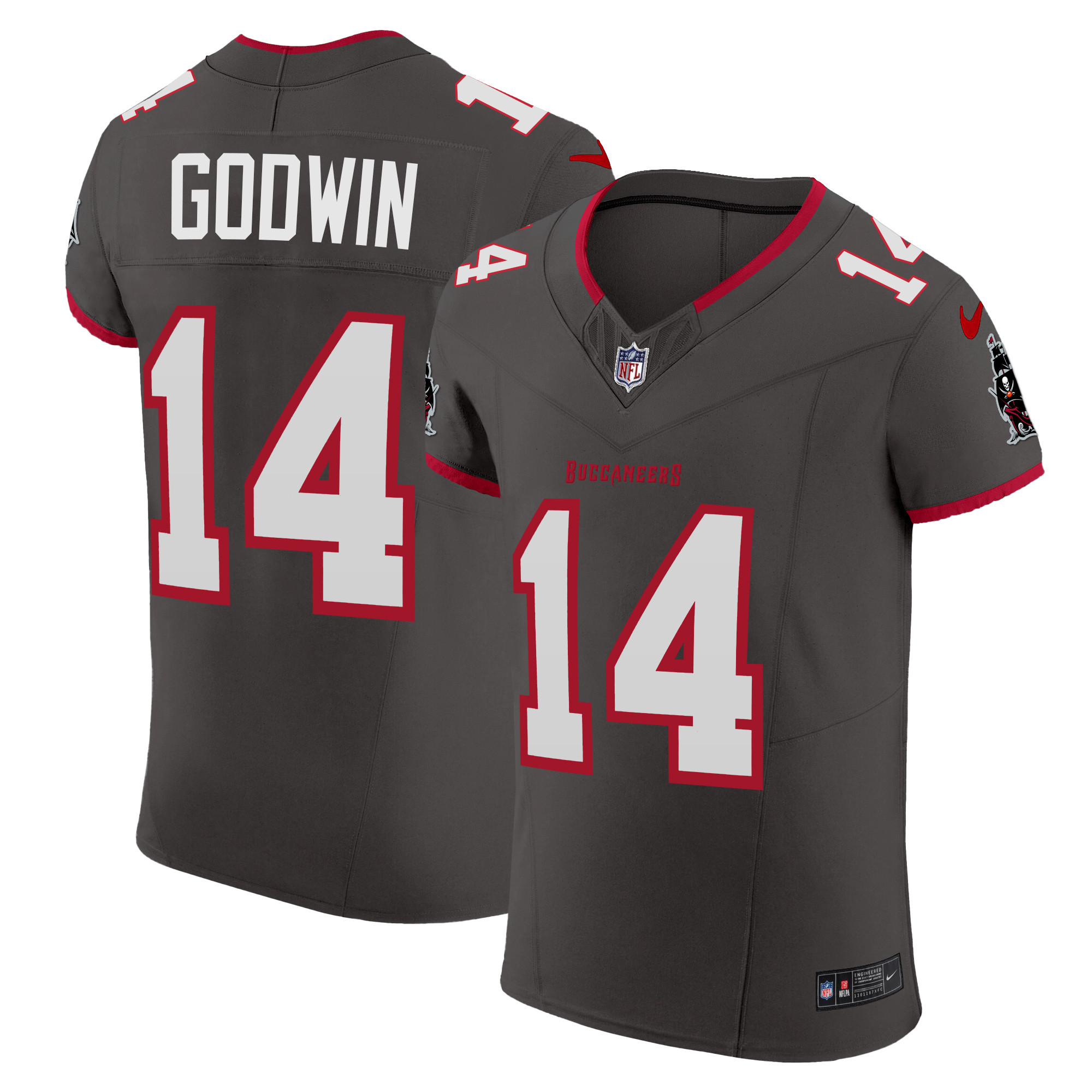 Men's Buccaneers Vapor Elite Jersey - All Stitched - Image 17