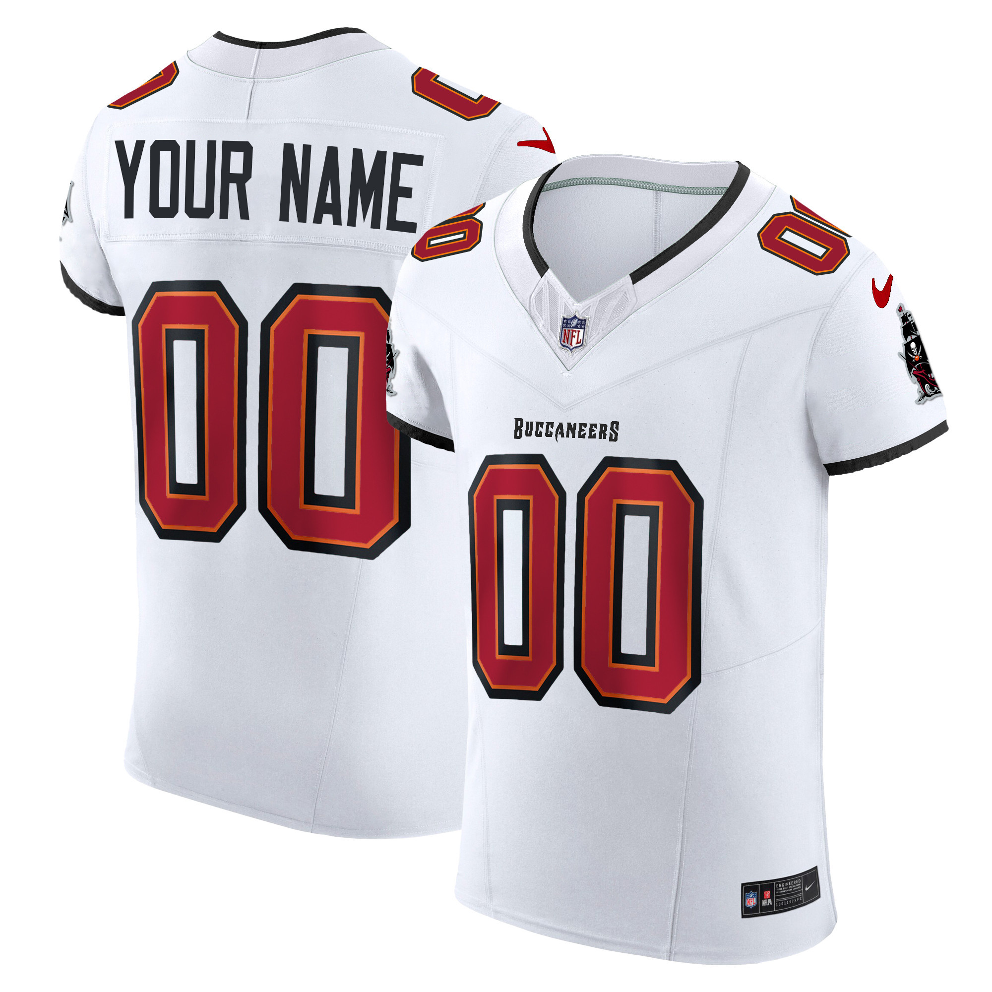 Buccaneers Vapor Elite Custom Jersey - All Stitched - Image 2