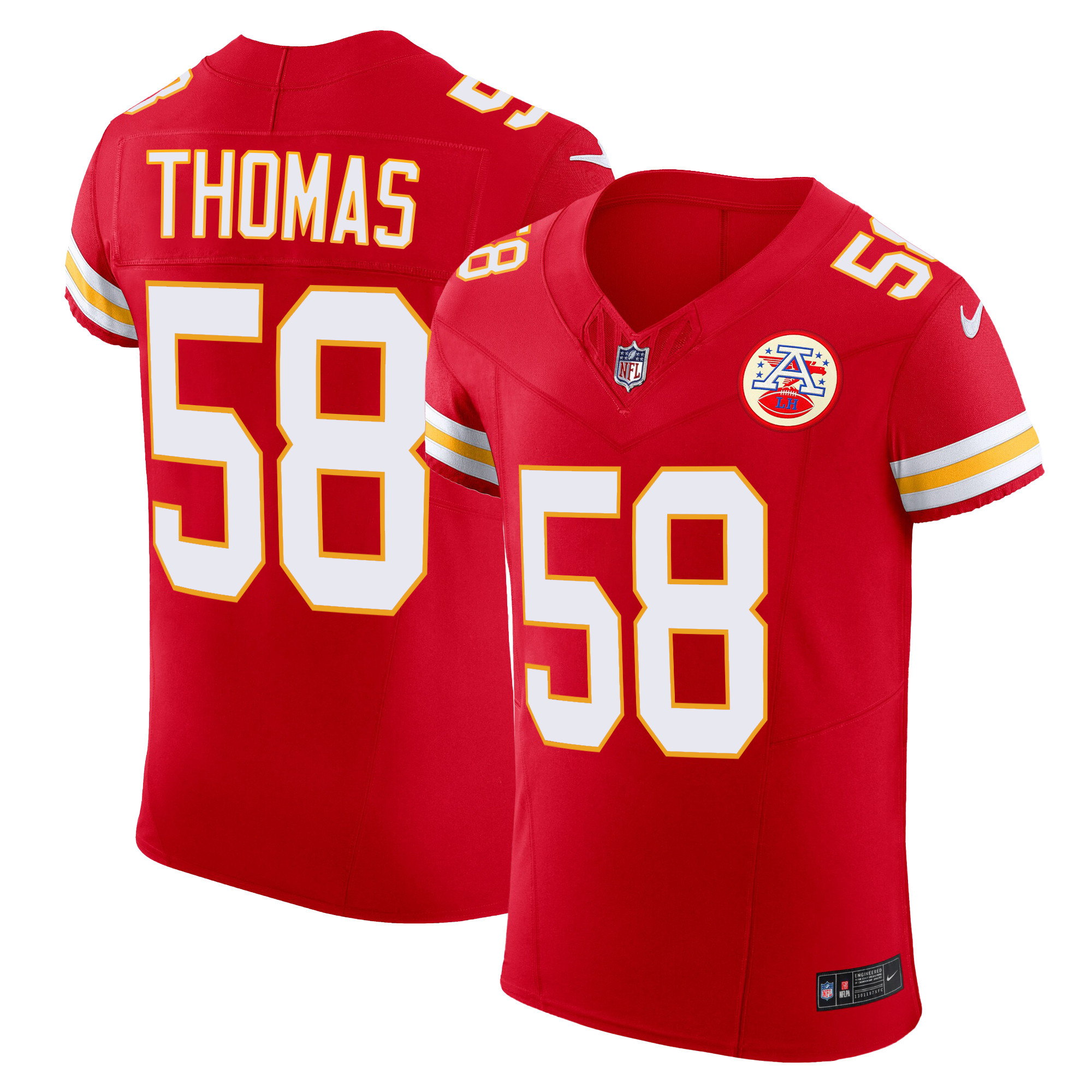 Men's Chiefs Vapor Elite Jersey - All Stitched - Image 4