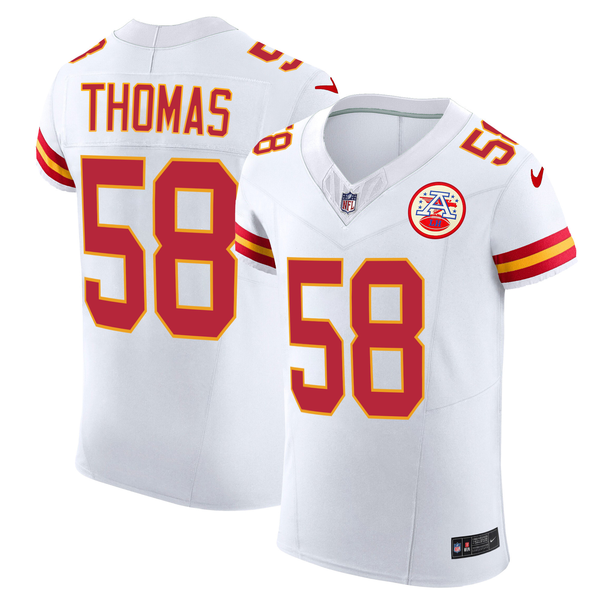 Men's Chiefs Vapor Elite Jersey - All Stitched - Image 10
