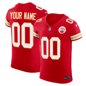 Chiefs Vapor Elite Custom Jersey - All Stitched