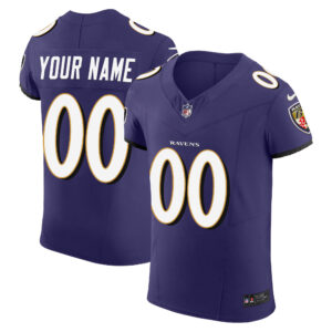 Ravens Vapor Elite Custom Jersey - All Stitched