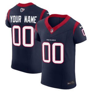 Houston Texans Vapor Elite Custom Jersey - All Stitched
