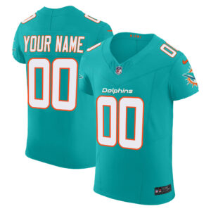Dolphins Vapor Elite Custom Jersey - All Stitched