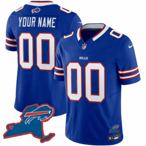 Bills New York Patch Vapor Limited Custom Jersey V2 - All Stitched