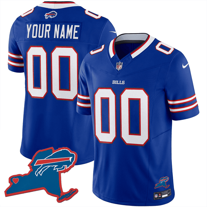 Bills New York Patch Vapor Limited Custom Jersey V2 - All Stitched