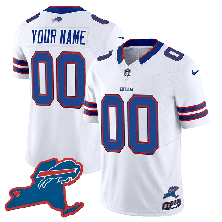 Bills New York Patch Vapor Limited Custom Jersey V2 - All Stitched - Image 2