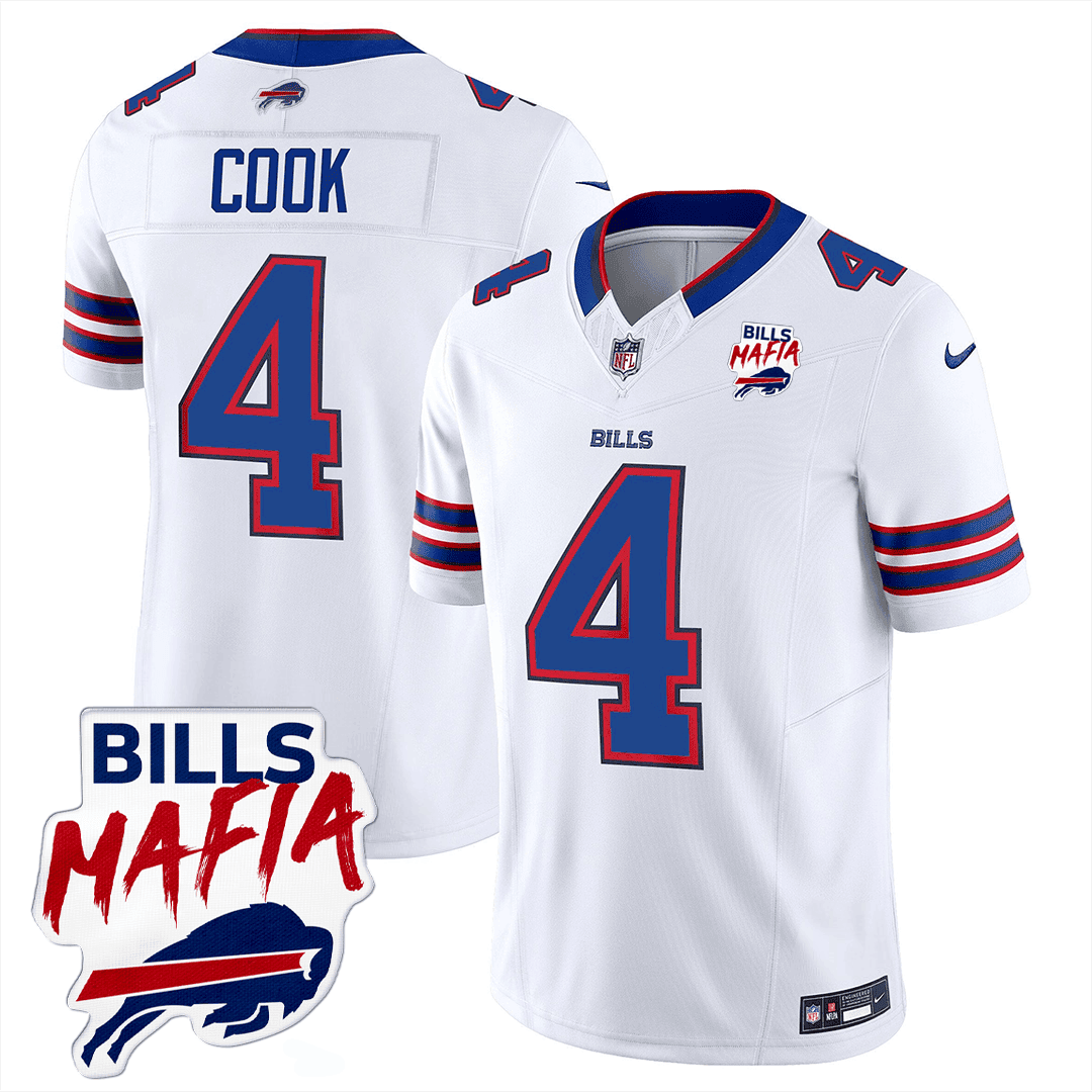 Men’s Buffalo Bills Bills Mafia Patch Limited Jersey - All Stitched - Image 2