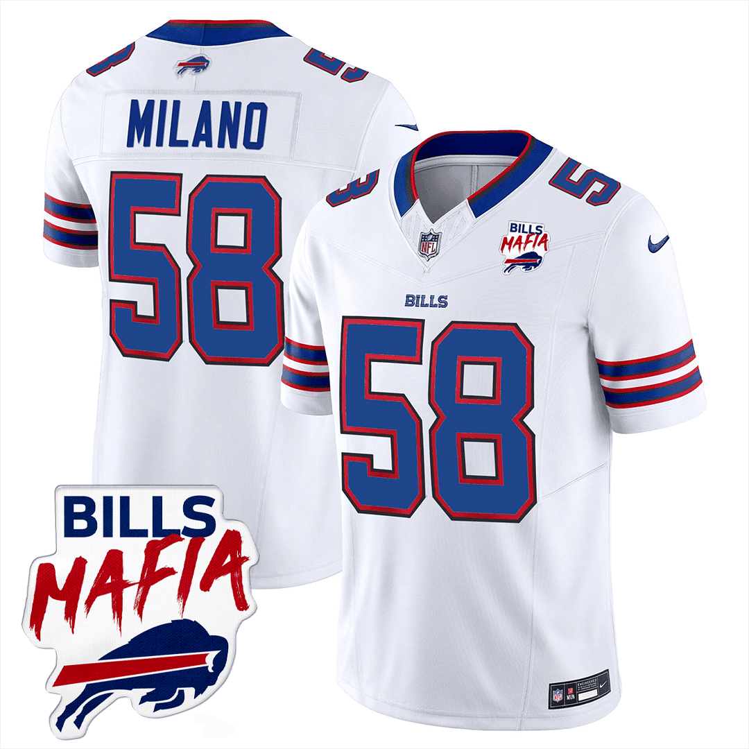 Men’s Buffalo Bills Bills Mafia Patch Limited Jersey - All Stitched - Image 5