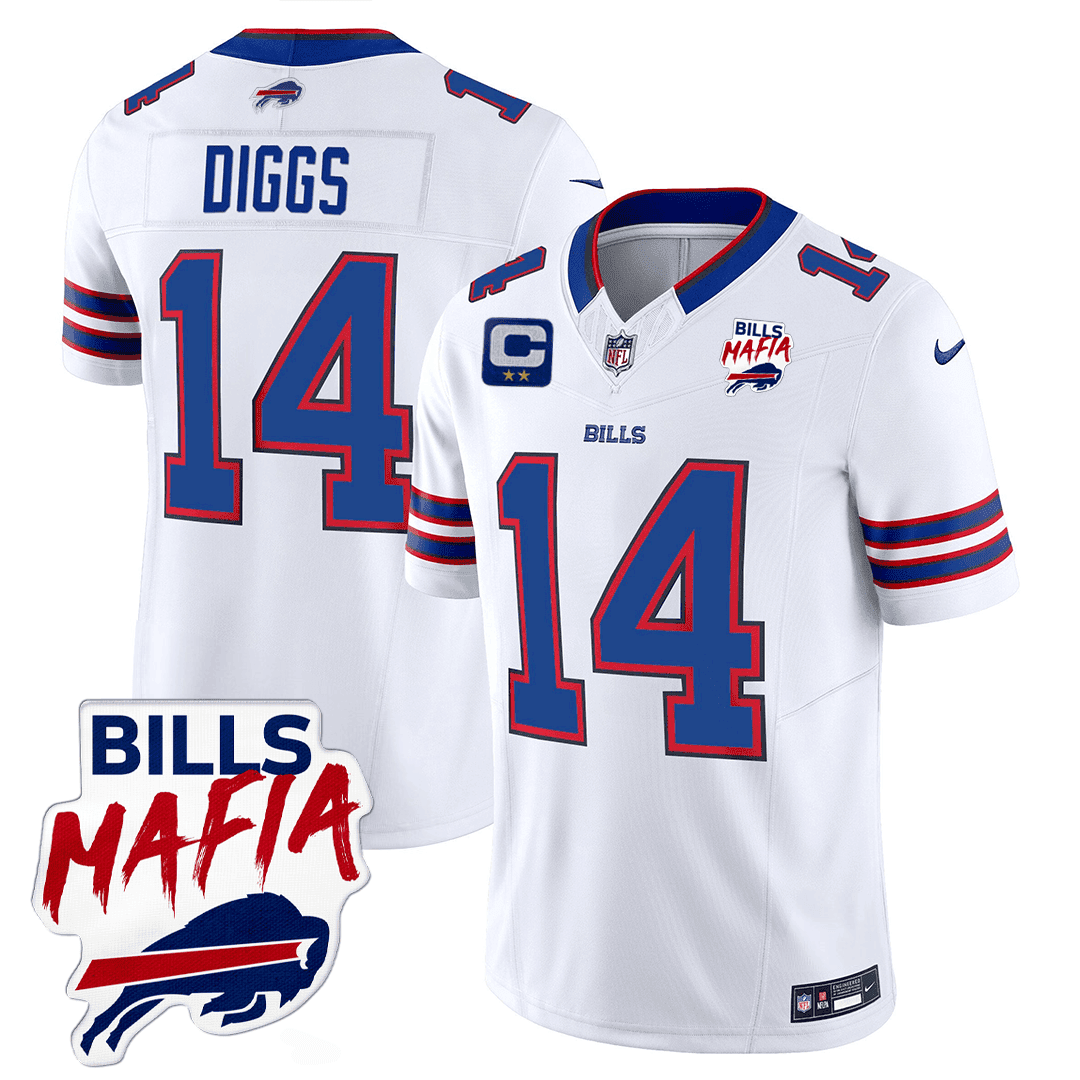 Men’s Buffalo Bills Bills Mafia Patch Limited Jersey - All Stitched - Image 3