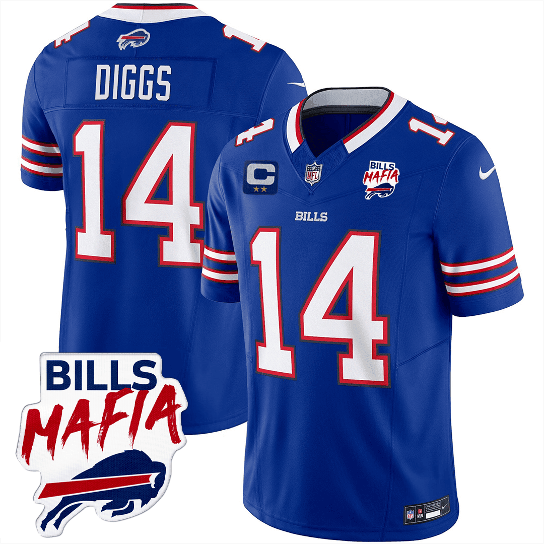 Men’s Buffalo Bills Bills Mafia Patch Limited Jersey - All Stitched - Image 8