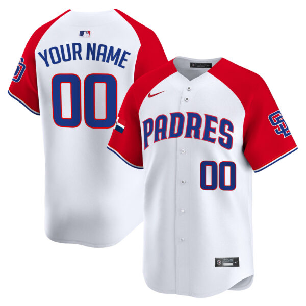 Padres Dominican Republic Vapor Premier Limited Custom Jersey - All Stitched - Image 3