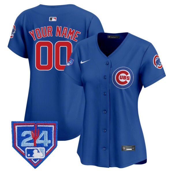 Chicago Cubs 2024 Spring Training Patch Vapor Premier Limited Custom Jersey - All Stitched - Image 9