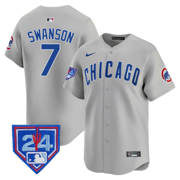 Men's Chicago Cubs 2024 Spring Training Patch Vapor Premier Limited Jersey V2 - All Stitched - Image 33