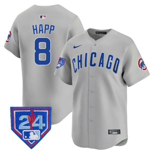 Men's Chicago Cubs 2024 Spring Training Patch Vapor Premier Limited Jersey V2 - All Stitched - Image 35