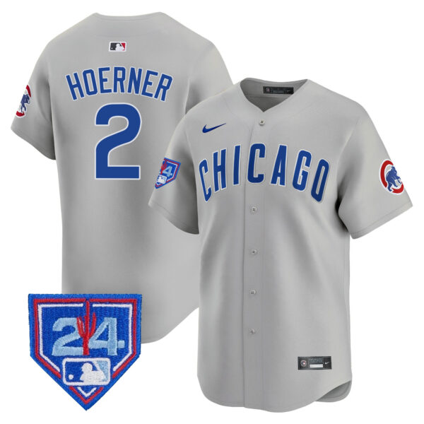 Men's Chicago Cubs 2024 Spring Training Patch Vapor Premier Limited Jersey V2 - All Stitched - Image 37