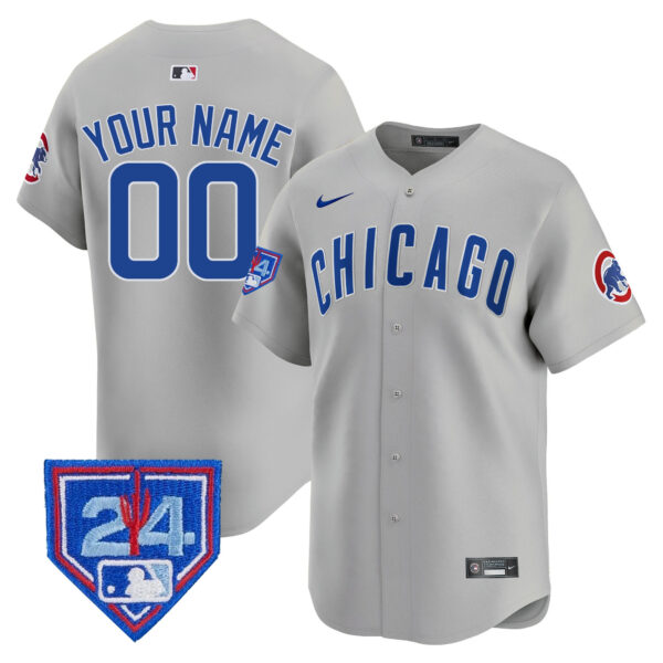 Chicago Cubs 2024 Spring Training Patch Vapor Premier Limited Custom Jersey - All Stitched - Image 5