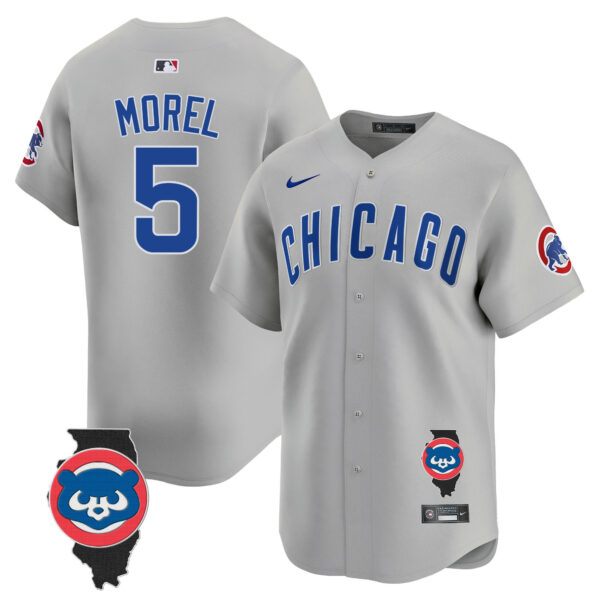 Men's Chicago Cubs Illinois Patch Vapor Premier Limited Jersey V2 - All Stitched - Image 38