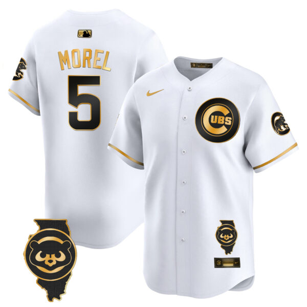 Men's Chicago Cubs Illinois Patch Vapor Premier Limited Jersey V2 - All Stitched - Image 14