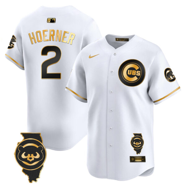 Men's Chicago Cubs Illinois Patch Vapor Premier Limited Jersey V2 - All Stitched - Image 13