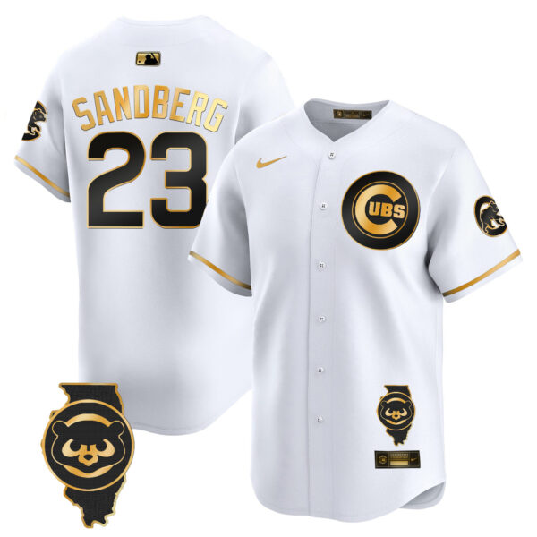 Men's Chicago Cubs Illinois Patch Vapor Premier Limited Jersey V2 - All Stitched - Image 12