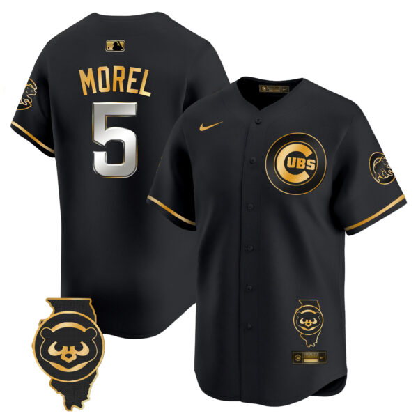Men's Chicago Cubs Illinois Patch Vapor Premier Limited Jersey V2 - All Stitched - Image 6