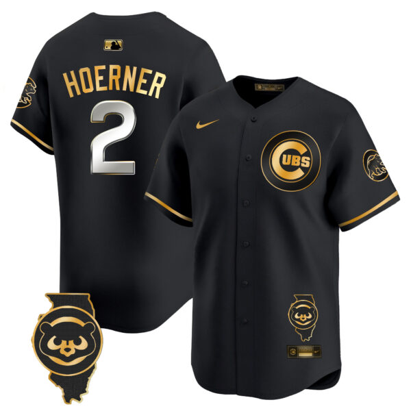Men's Chicago Cubs Illinois Patch Vapor Premier Limited Jersey V2 - All Stitched - Image 5