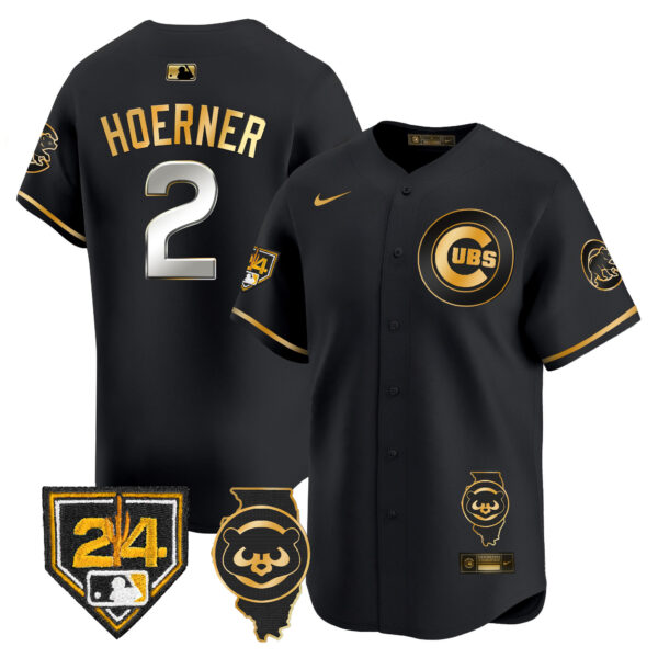 Men's Chicago Cubs Spring Training & Illinois Patch Vapor Premier Limited Jersey - All Stitched - Image 5
